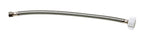 Fluidmaster B1T12 Toilet Connector, Braided Stainless Steel - 3/8 Female Compression Thread x 7/8 Female Ballcock Thread, 12-Inch Length