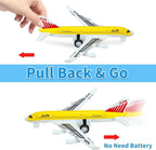Tcvents Airplane Toys, Metal Plane Pull Back Airplane Toys for Boys 3 4 5-7