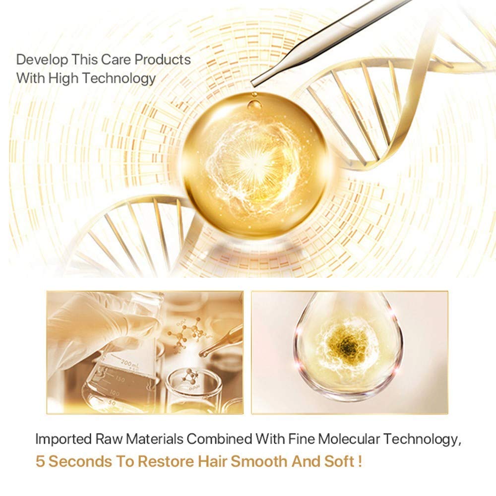 Hair treatment Magical Hair Mask Advanced Molecular 5 Seconds Repairs Damage Hair Root Hair Tonic Keratin Hair & Scalp Treatment 120ml