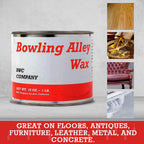 BWC Company, Bowling Alley Wax, Clear Paste, 16 oz. Can - Surface Protection Wax for Polishing & Cleaning