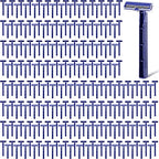 Chumia Twin Blade Razors for Men Stainless Steel Disposable Razors Men Bulk Plastic Shavers Multipurpose Portable Manual Disposable Shavers for Bathing Hotel Travel(600 Pieces)