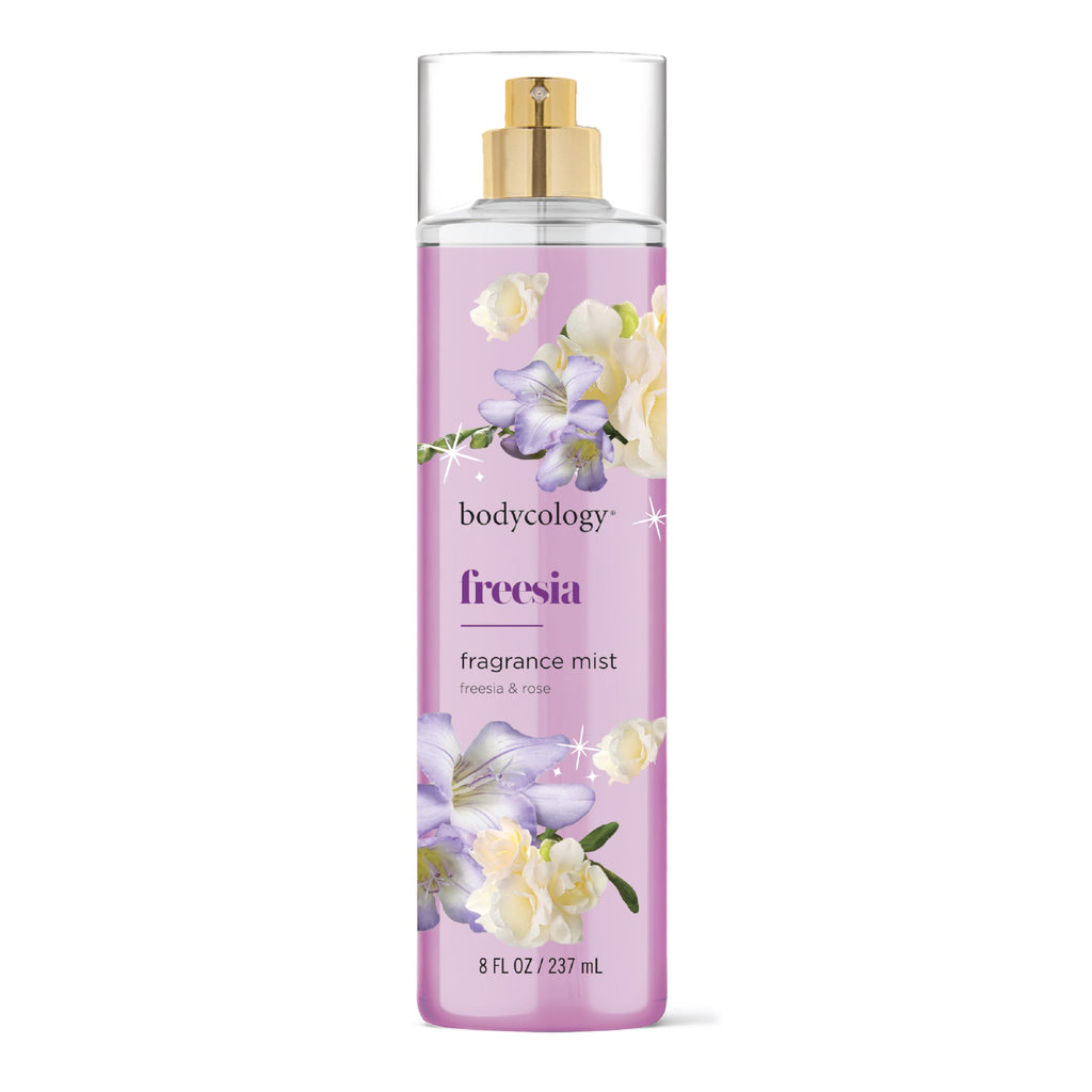 Bodycology Long-Lasting Fragrance Body Mist, Freesia, 8 fl oz