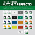 RH Adhesives Vinyl Patch Kit with 10" x 10" Reinforced Flexible PVC, 1 oz. Tube of HH-66 TF Vinyl Cement, Applicator Brush, Alcohol Wipes (White, Midweight PVC (14 oz.))
