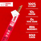 Chomps Original Beef, Grass-Fed & Finished, 24ct, Protein Snack Stick