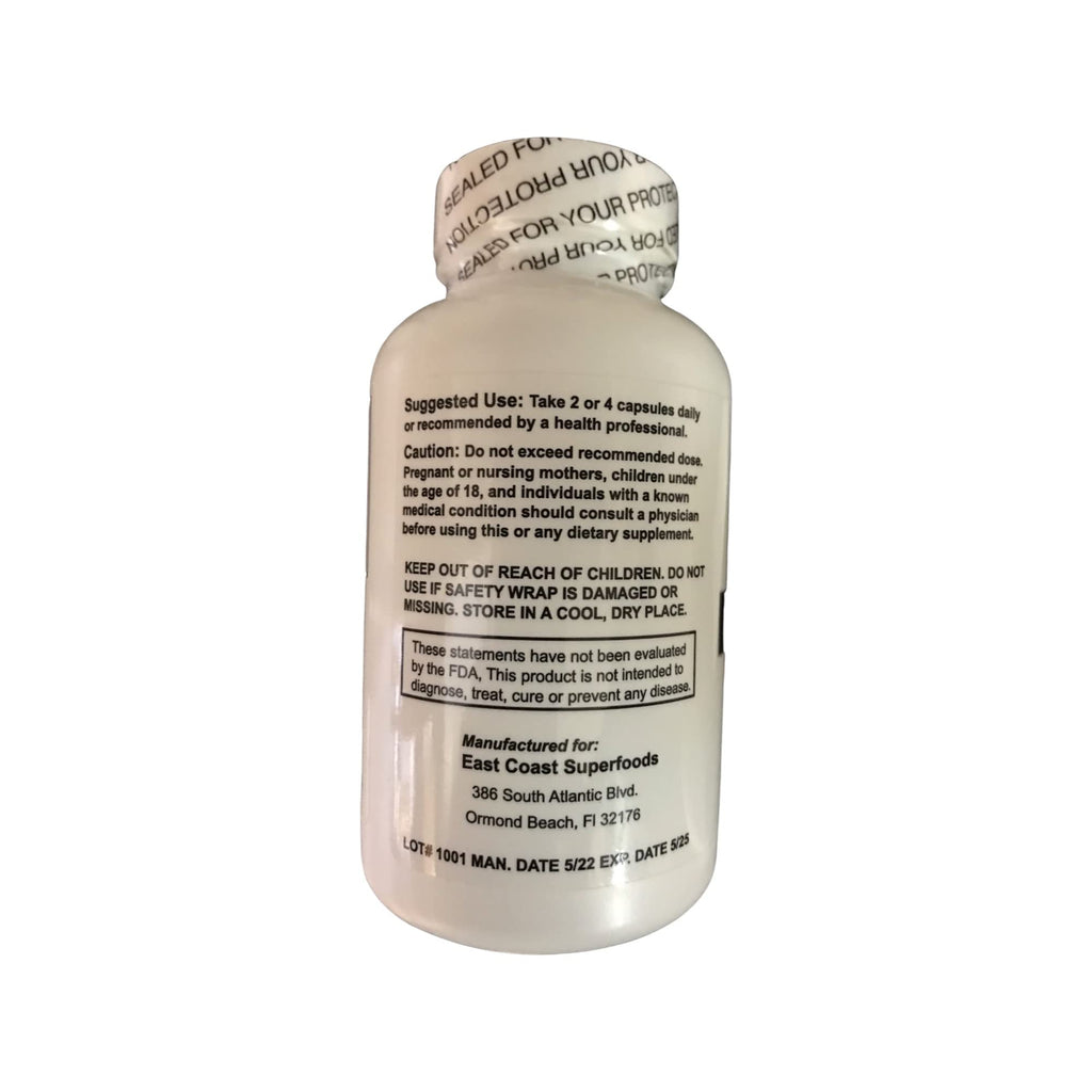Calaguala 500 mg 100 Capsules kal-uh-Wall-uh Polypodium Leucotomos from East Coast Superfoods (1)