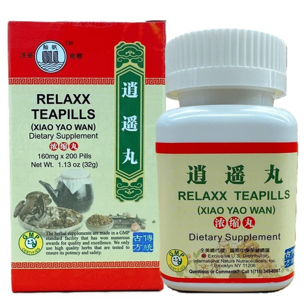 Relaxx Extract Teapill, Xiao Yao Wan Extra Concentrated (200 Pills) - 3 Bottles