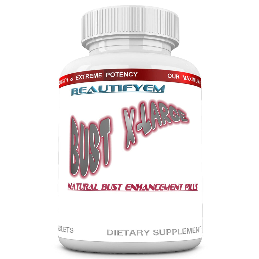 BEAUTIFYEM Bust X-Large Breast Enlargement, Breast Enhancer, Bust Enhancement Pills - Enjoy Larger, Fuller, Firmer Breasts. (Not a Breast Cream). 1 Month Supply