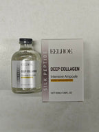 Deep Collagen Silk Peptide Lifting Ampoule Serum，Korean Facial Essence,Firming Wrinkle-Smoothing Hydrating，Non-Greasy Gentle Formul 50ML/1.69FL.OZ
