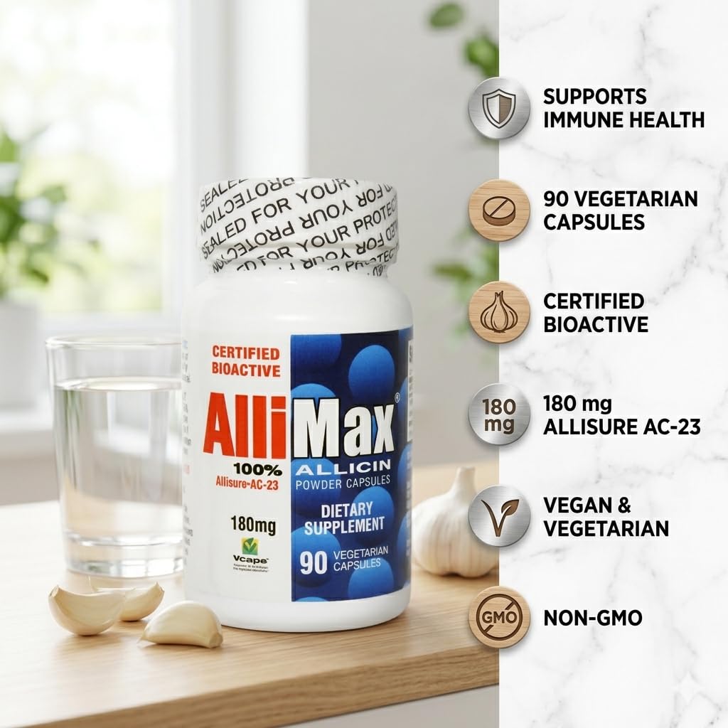 Allimax International Limited, Allimax 180 mg 90 vegcaps