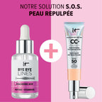 IT Cosmetics Bye Bye Lines Hyaluronic Acid Serum for Face - Hydrating Anti-Aging Facial Serum With Peptide & Vitamin B5, Visibly Plumps Skin, Smooths Look of Fine Lines, For All Skin Types - 1 fl oz