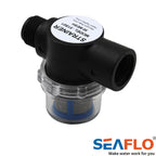 SEAFLO Water Pump Inline Strainer Filter (51S01) - 1/2" NPSM Inlet/Outlet - RV Replacement- Compatible, Shurflo, and WFCO Pumps (10-Pack)