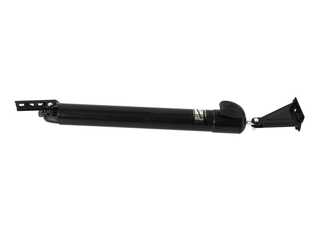 Touch 'n Hold Smooth Door Closer - Single Kit (Black) - Standard-Duty Door Closer with Touch-Button Hold Open Feature & Smooth Closing Motion – for (Medium & Lightweight) Storm, Screen Doors.