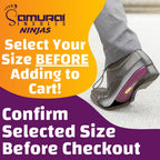 Samurai Insoles Ninjas Plantar Fasciitis Relief Insoles - Podiatrist Designed, Orthotic Lab Made in the USA Arch Support Shoe Insert for Mens 10-10.5 or Womens 12-12.5