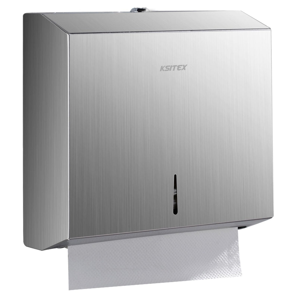 KSITEX Paper Towel Holder Dispenser Wall Mount,SUS304 Stainless Steel