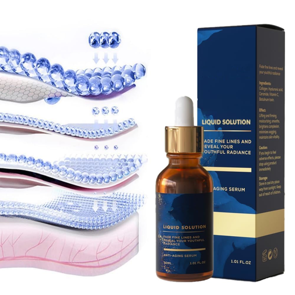 Olavita Serum Facial Serum, Vitamin C & E Serum, Anti Aging Face Tightening, Boost Skin Collagen, Reduce Wrinkles & Plump Skin(3pcs)