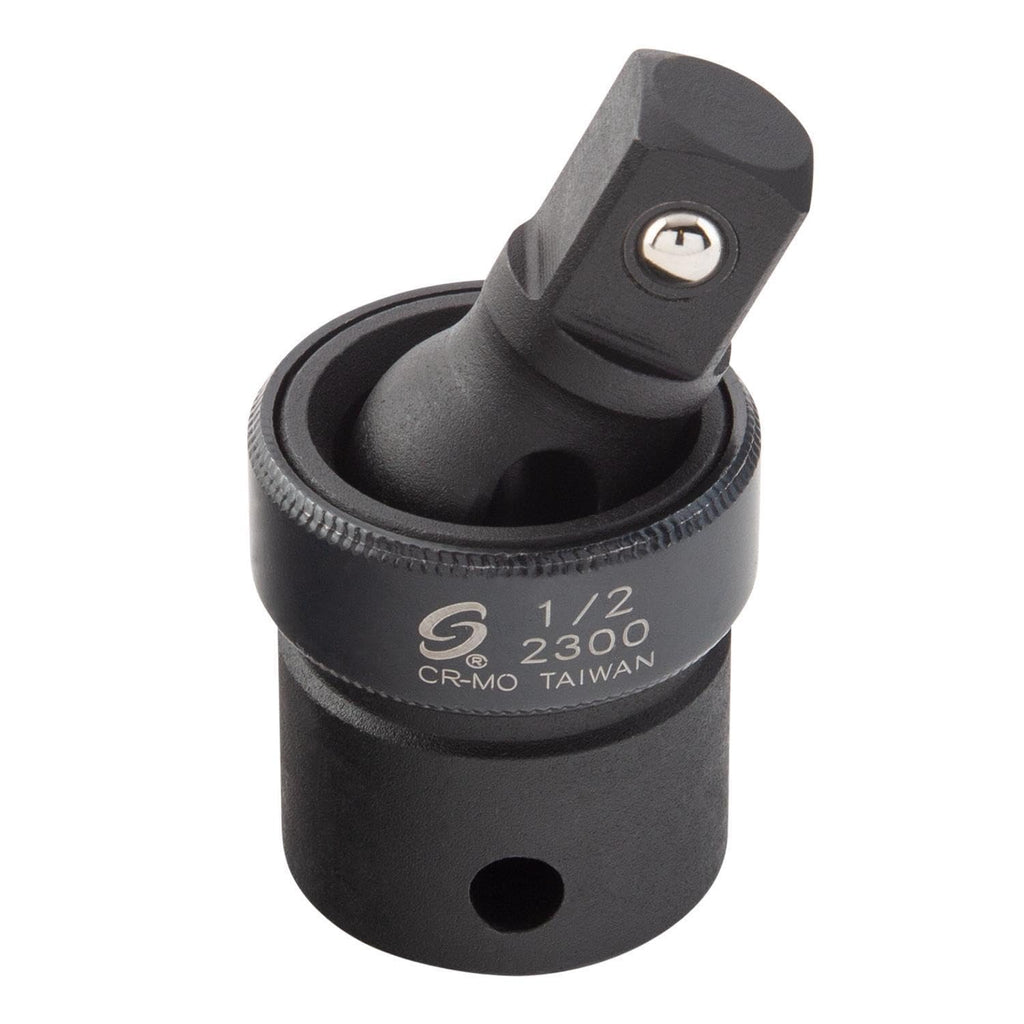 SUNEX TOOLS 2300, 1/2" Drive, Universal Impact Joint, Cr-Mo Steel, Radius Corner Design, Flexible, Meets ANSI Standards