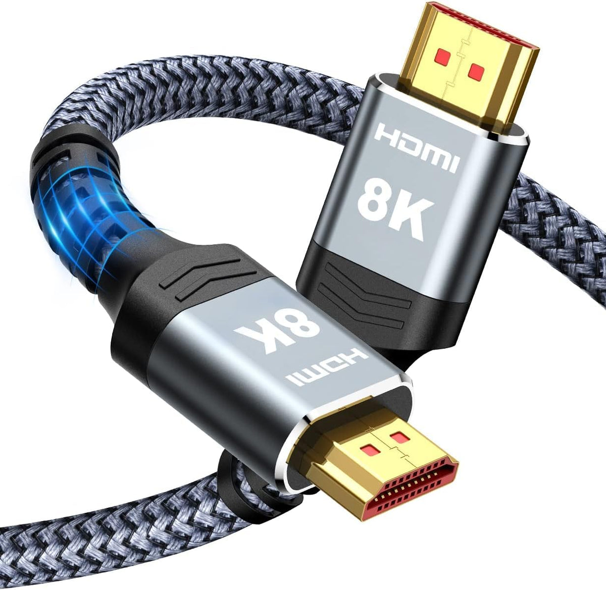 Highwings 8K@60 Long HDMI Cable 15FT, 48Gbps High Speed HDMI to HDMI 2.1