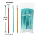 Kevinrooty 100PCS Disposable Crevice Cleaning Brush Tool kit, Disposable Toilet Brush, Disposable Toilet seat Cleaner Tool (Blue)