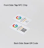Google Review Tap Card - NFC and QR Code Card for Small Business, Get More Customer Reviews, Must Have for Office, Trade Shows & Vendor Booths, Essential Marketing Accessories and Supplies