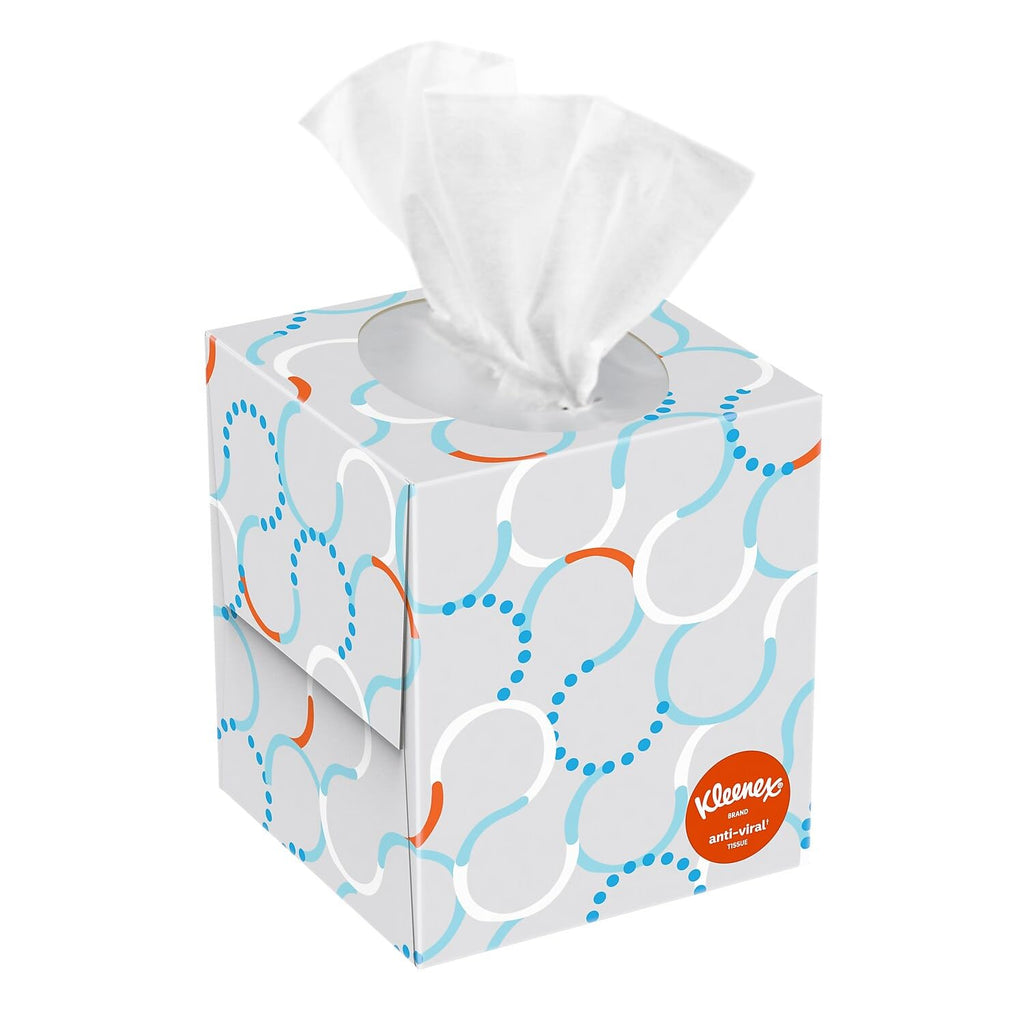 Kleenex Anti-Viral Facial Tissue, 68-Count (Box of 27), White