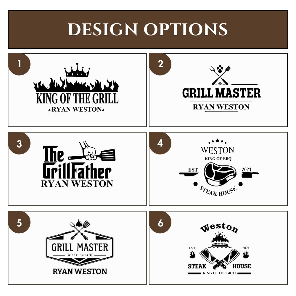 Personalized Gifts for Men Custom Engraved Cutting Board BBQ & Grilling Gift, Unique Grill Master Gift for Dad, Husband, or Father in Law Perfect Birthday or Christmas Gift for Men 2026