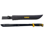 DEWALT 24 Inch MA60 Field Machete - Full Tang Stainless Steel Blade with Saw Back Construction & Non-Slip TPR Handle with Nylon Sheath for Brush Clearing, Yard Work, Camping & Outdoor Use