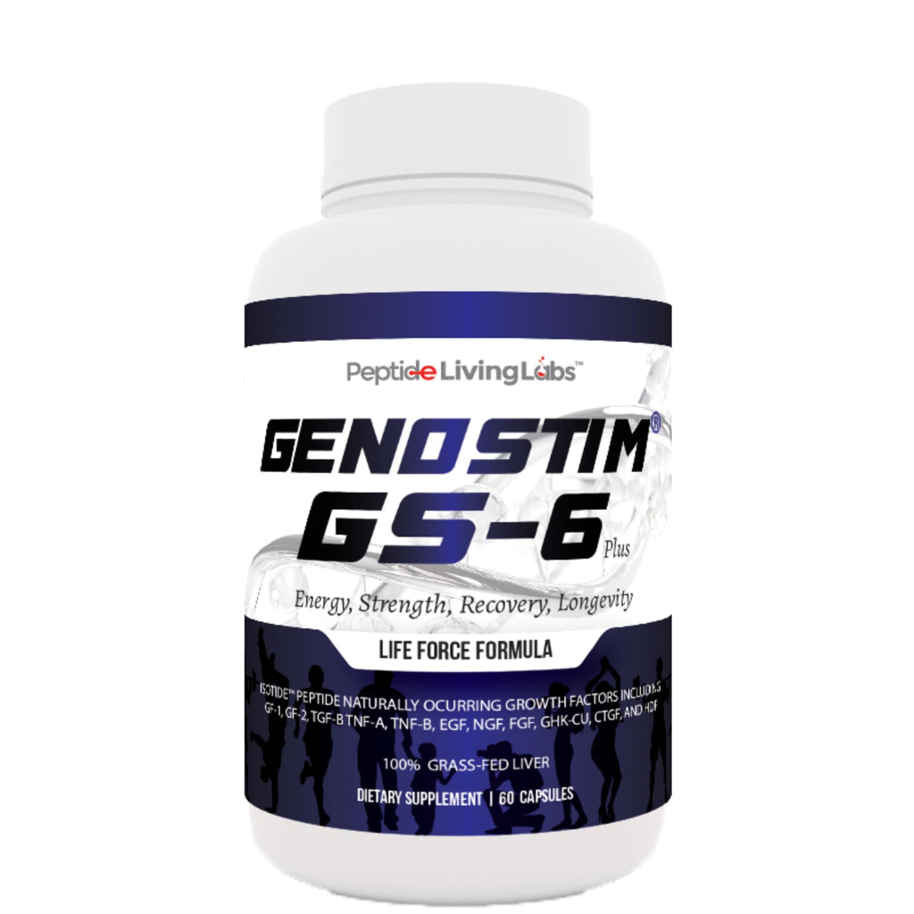 Genostim GS-6, Peptide Fueling: Unlock Anti-Aging Power & Accelerated Healing for Men and Women