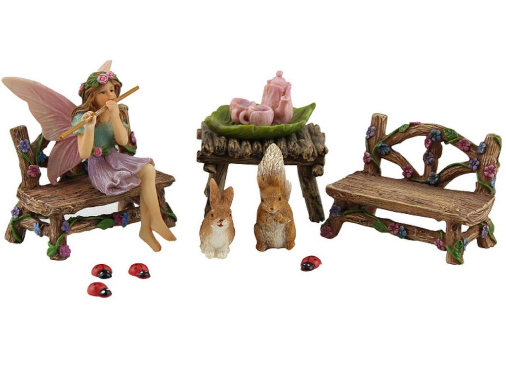 PRETMANNS Fairies for Fairy Garden Accessories Kit, 14 Piece Fairy Set