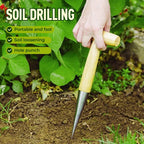 Plant Hole Digger for Planting, 2026 Hand Dibbler Seed Planter Tool, Bulb Planter Tool, Seeds Transplanting Plants Planting Bulbs, Garden Seed Dispenser for all vegetable fruit flower seeds (1pc)