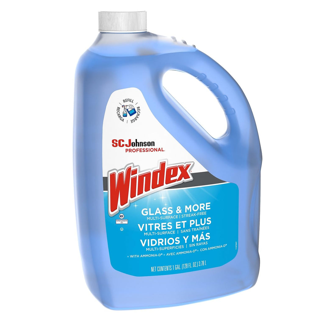 Windex Powerized Formula Glass & Surface Cleaner, 1 gal. Bottle