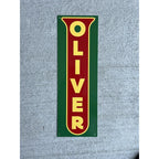 Oliver tractors 18x6  advertising garage sign Farming Farm Sign