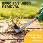 SWANSOFT Crack Weeder – Heavy Duty Stainless Steel Crevice Weeding Tool