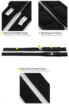 Fitgriff�� Lifting Wrist Straps for Weightlifting, Gym, Deadlift, Workout (Made of Premium Cotton & Padded) - Men & Women (XS, Black-Original)