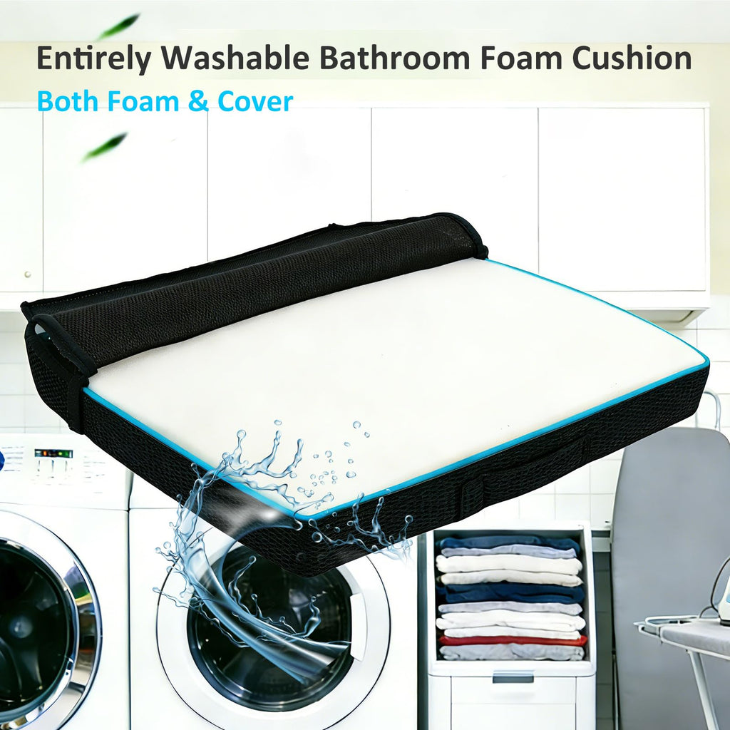 HAVARGO Washable Wheelchair Seat Cushions–Easy Maintenance Wheelchair Cushion That Reduces Caregiver Workload–Patented Anti-Sag Design with Anti-Slip Cover for Improved Comfort on Lower Back& Tailbone
