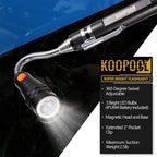 Telescoping Magnetic Pickup Tool Set, Inspection Mirror Telescoping, LED Flashlight, Cool Gadgets for Men, Gifts for Dad, Husband, Kids, Boyfriend, Magnet Stick