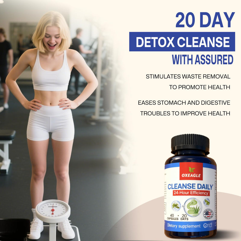 CRDT Gut Cleanse Detox for Women, Colon Cleanse & Gentle Herbal Supplements for Men, Powered with Senna Leaves, Plum, Chrysanthemum, Acacia Gum & Aloe Vera–40 Capsules (A01)