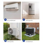 [UL Recognized] 7.5 uF MFD Capacitor ±6%, 370/440 VAC CBB65 Round Run Capacitor, Single Run Capacitor Replacement for AC Fan Motor, Condenser, Air Conditioner, Heat Pump HVAC System