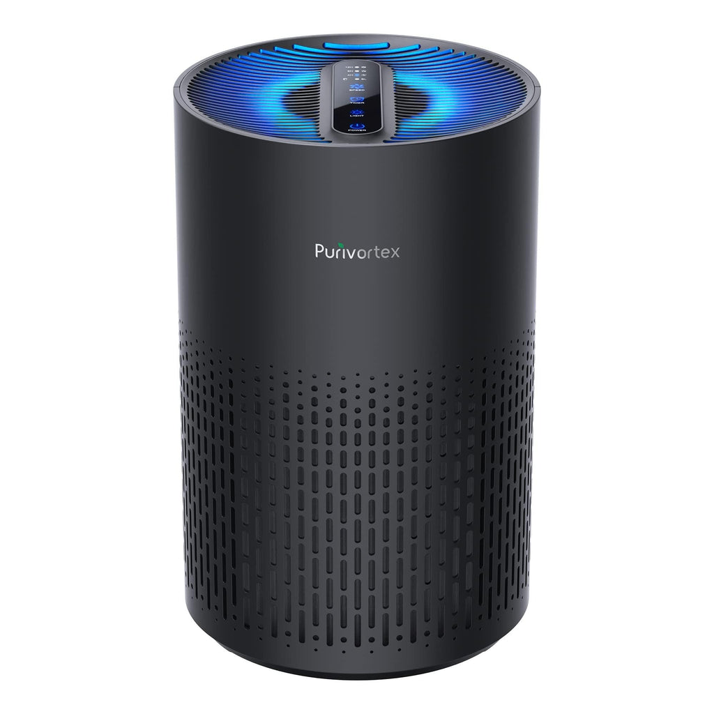 Purivortex Air Purifiers for Bedroom, Covers Up to 880 Sq Ft, PX500 Black