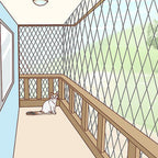 50x100ft Bird Netting for Chicken Coop, 1" Mesh Chicken Coop Netting Cover