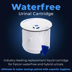 Falcon Velocity Water-Free Urinal Cartridge - Replacement Liquid Cartridge for Waterless and Hybrid Urinals (1 Pack)
