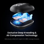 RENPHO Foot Massager Machine with Heat [2026 Upgraded], Birthday Gifts for Women Men Mom Dad, FSA Eligible HSA Shiatsu Foot Massager for Plantar Fasciitis, Cordless Control, Self Care Gifts, Black