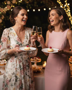 PULOTE 100PCS White Plastic Plates Disposable - Heavyweight 50 White Dinner & 50 Dessert/Salad Plates for Wedding, Party