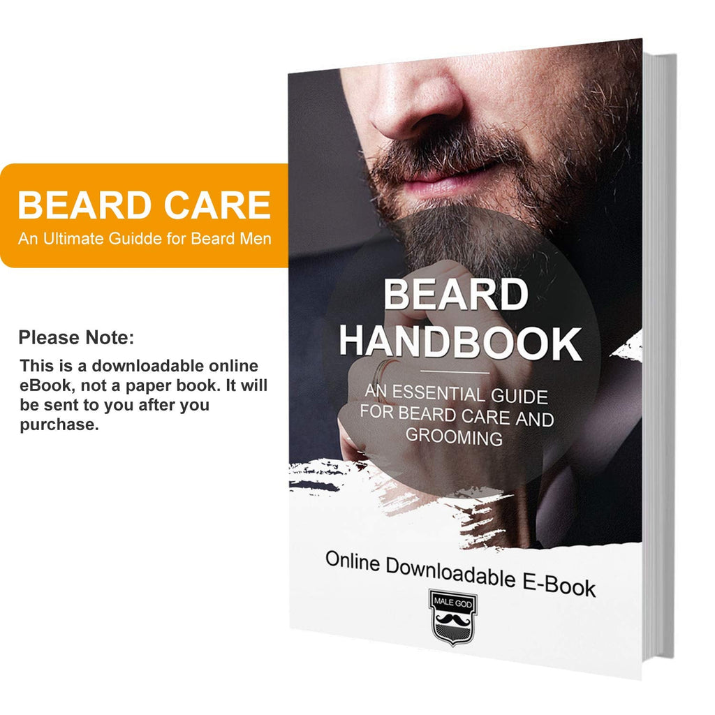 MALE GOD Beard Growth Kit, Beard Kit W/Beard Growth Oil (2 Bottles), Beard Balm, Beard Comb, Massager for Spot/Patchy Beard, Christmas Gifts for Men Him Boyfriend Husband