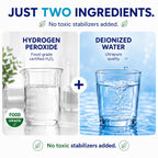US+ Hydrogen Peroxide 3%, Food Grade, USP - Made in USA, 1 Gallon