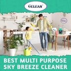 Multi Purpose Cleaner Pet Odor eliminator 64oz - Concentrate MAKES 32 GALLON - MADE IN USA- pH Neutral - Strong Floor Cleaner Odor eliminator - Stain Remover Cleaner & Deodorant (64 Fl Oz, Sky Breeze)