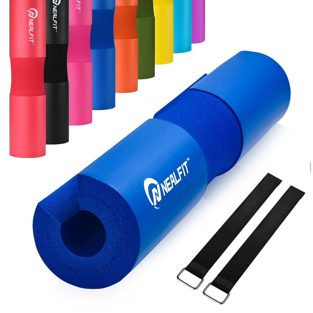 NEALFIT Barbell Pad Squat Pad for Squats���Squat Bar Pad���Great for Weightlifting,Lunges and Hip Thrusts���Foam Sponge Pad���Fit Standard and Olympic Bars Perfectly