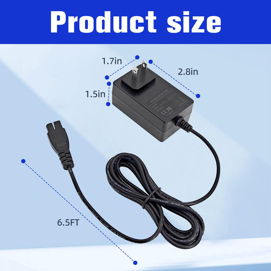 12.6V Adapter Charger for Aiper Cordless Pool Cleaner Compatible with Aiper Scuba SE Automatic Pool Cleaner Power Supply Cord Cable Charger PSU