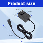 12.6V Adapter Charger for Aiper Cordless Pool Cleaner Compatible with Aiper Scuba SE Automatic Pool Cleaner Power Supply Cord Cable Charger PSU
