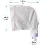 UCEDER Pool Spa Part Zippered Bag Replacement for Polaris 280，480 Pool Cleaner All Purpose Filter Bag K13 Pack of 3