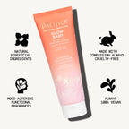 Pacifica Glow Baby Exfoliating Face Scrub, Brightening Enzyme Facial Cleanser w/ Vitamin C & Glycolic Acid for Radiant Smooth Skin, Unclogs Pores & Removes Dead Skin, Microbead-Free Vegan (4 fl oz)